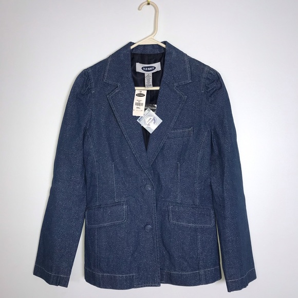 Old Navy Jackets & Blazers - NWT Old Navy Size Small Color Blue W/Silver flecks